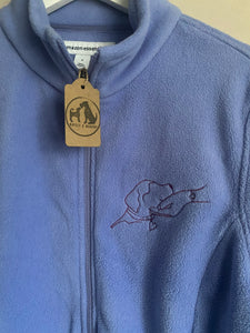 PRE-LOVED ‘just you and me’ blue fleece