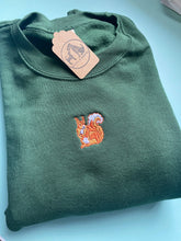 Load image into Gallery viewer, Red Squirrel Embroidered Sweatshirt - Squirrel lover gifts
