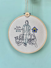 Load image into Gallery viewer, Custom Embroidered Decorative Hoop - Display your special memories in your home
