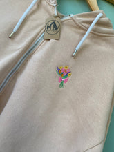 Load image into Gallery viewer, PRE-LOVED - Flower Bunch Zip Up Hoodie - Peach
