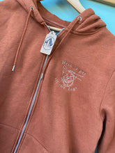 Load image into Gallery viewer, PRE-LOVED - Here to Pet all the Dogs -  Zip Up Hoodie - Orange
