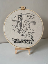 Load image into Gallery viewer, Custom Embroidered Decorative Hoop - Display your special memories in your home
