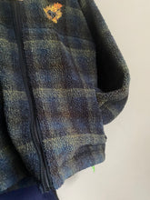 Load image into Gallery viewer, PRE-LOVED ‘boop’ checkered teddy bear fleece

