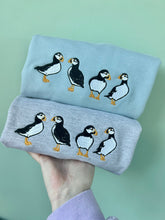 Load image into Gallery viewer, Puffin Embroidered Sweatshirt - Puffin gifts for puffin lovers.
