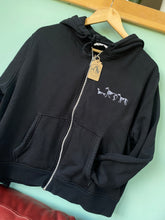 Load image into Gallery viewer, PRE-LOVED - Dog Skeleton Hoodie- black
