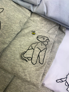 Various Breeds - Outline Bee Dog Breed T-Shirts