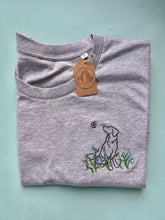 Load image into Gallery viewer, Dogs Bluebells T-Shirt- Various Breeds- Embroidered tee for dog lovers
