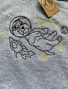 Intergalactic Dogs Sweatshirt - Space Schnauzer