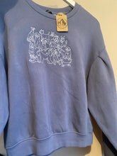 Load image into Gallery viewer, PRE-LOVED ‘dog club’ cropped sweatshirt
