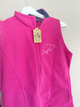 Load image into Gallery viewer, PRE-LOVED ‘Just You and Me’ pink fleece gillet
