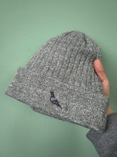 Load image into Gallery viewer, Dinky Bird Beanie hat. The cutest mini dog embroidered beanie hat for bird lovers
