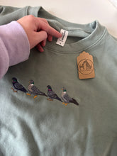 Load image into Gallery viewer, IMPERFECT Pigeons Sweatshirt - Dusty Green - S
