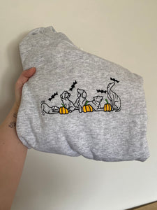 Pumpkin Patch Sweatshirt - GREY / XL