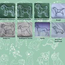 Load image into Gallery viewer, Mix and match for silhouette or outline dog breeds
