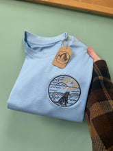 Load image into Gallery viewer, Dog Beach T-Shirt - Embroidered tee for dog lovers and beach worshippers

