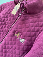 Load image into Gallery viewer, PRE-LOVED - Full Colour Puppy Fleece- burgundy
