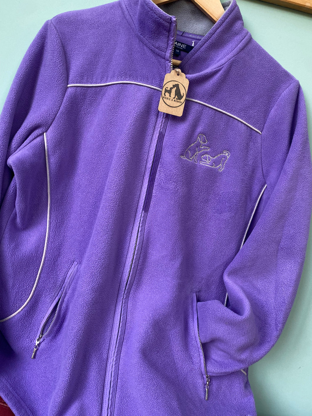 PRE-LOVED - Puppy Fleece - purple