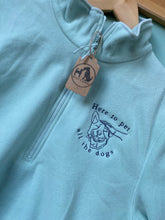 Load image into Gallery viewer, PRE-LOVED - ‘Here to Pet all the Dogs’ Thin Fleece - Mint
