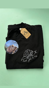 Custom Just You & Me Organic T-shirt - Personalised tee for dog lovers and owners