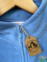 Load image into Gallery viewer, PRE-LOVED - Tulips Bee Fleece Gilet - Blue
