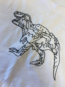 IMPERFECT- Dinosaur T-Shirt white / S