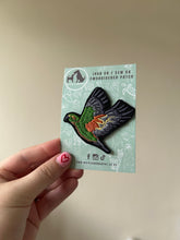 Load image into Gallery viewer, Ready to Ship - Bird Embroidered Sew on / Iron on Patch
