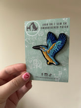 Load image into Gallery viewer, Ready to Ship - Bird Embroidered Sew on / Iron on Patch
