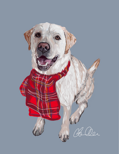 Digital Pet Portrait- Full Body