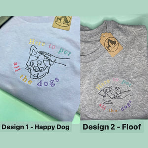Wildflower Puppies Organic T-Shirt- Gifts for dog lovers and owners.