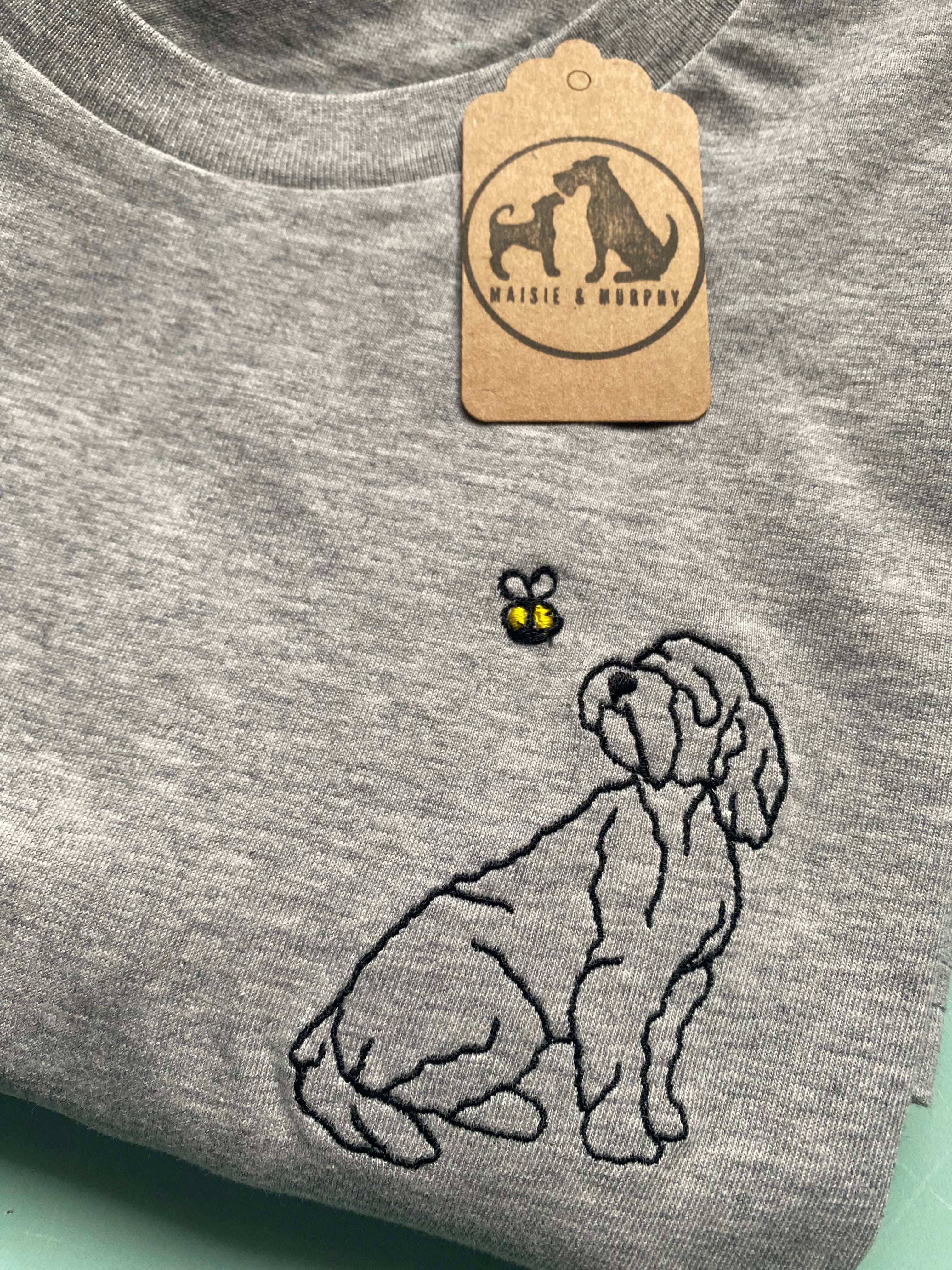 Cockapoo Outline Sweatshirt Gifts for cockapoo owners and lovers