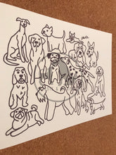 Load image into Gallery viewer, Dog Club - A5 Art Print
