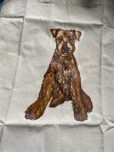 Load image into Gallery viewer, IMPERFECT OLD STOCK airedale tote bag
