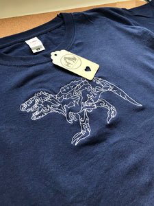 Dinosaur T-Rex Embroidered Unisex T-shirt