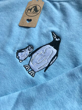 Load image into Gallery viewer, Embroidered Penguin Sweatshirt for Penguin Lovers
