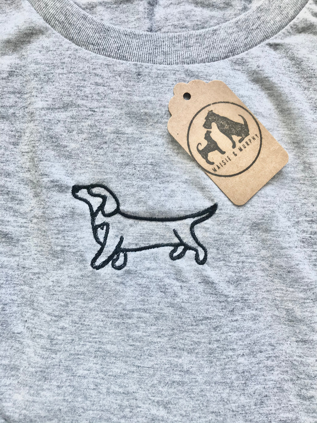 Embroidered Dachshund Sweatshirt- Gifts for Sausage Dog lovers and owners