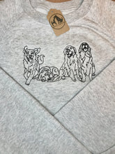 Load image into Gallery viewer, Embroidered Golden Retriever Sweatshirt - Gifts for dog lovers &amp; owners
