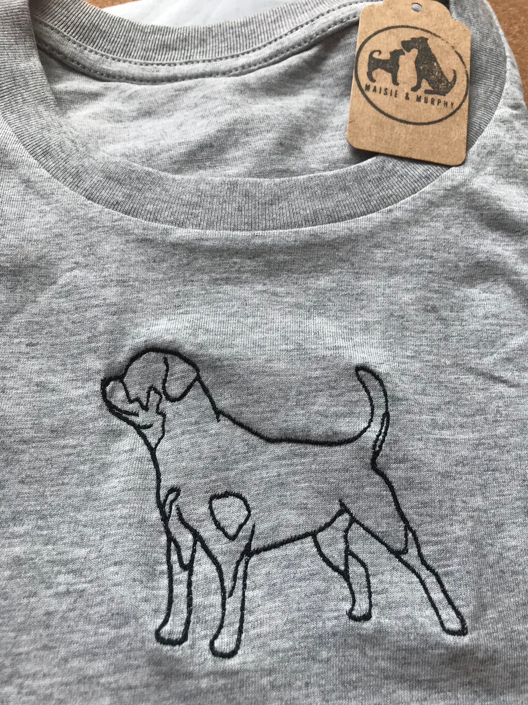 Embroidered Rottweiler  Silhouette Sweatshirt- Gifts for Rottie lovers and owners