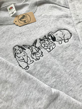 Load image into Gallery viewer, Embroidered Bunny Rabbit Sweatshirt - Gift for bunny lovers &amp;owners
