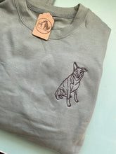 Load image into Gallery viewer, Imperfect dog Sweatshirt - Size S- Dusty Green
