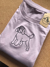 Load image into Gallery viewer, Embroidered Cockapoo T-shirt - Gifts for cockapoo/ cavapoo lovers and owners
