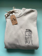 Load image into Gallery viewer, Custom Embroidered Human &amp; Pet Sweatshirt - For Animal Lovers

