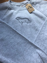 Load image into Gallery viewer, Custom Silhouette Style Sweatshirt - Outline only  - Gifts for dog / cat lovers
