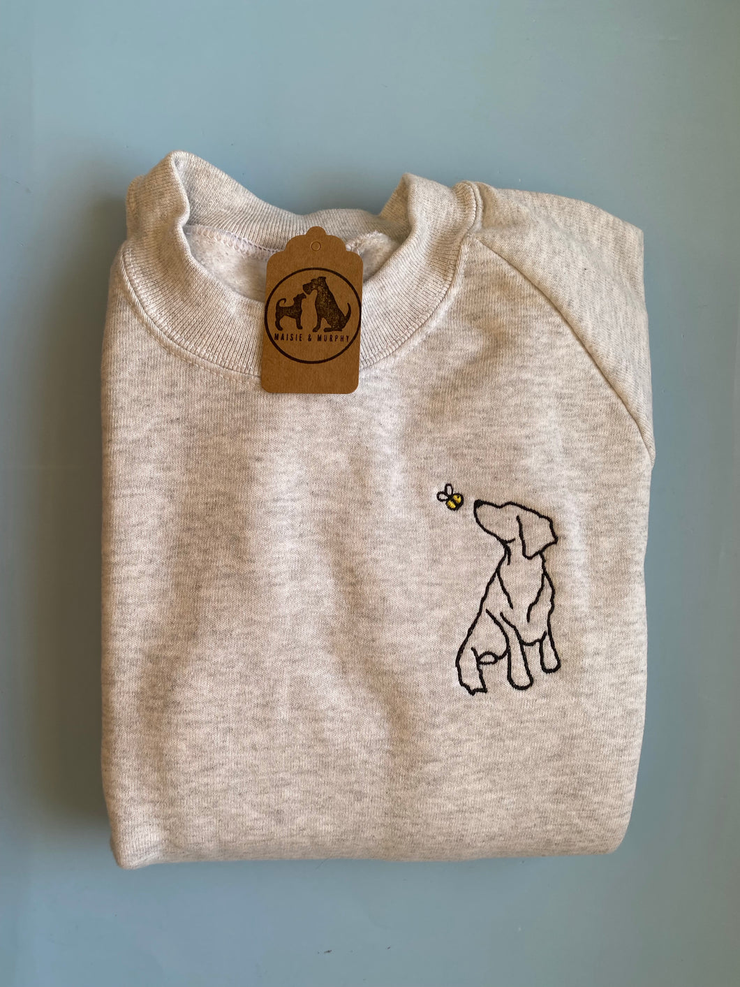 Spring Cocker Spaniel Outline Sweatshirt - Gifts for working cocker spaniel, water spaniel and alpine spaniel owners and lovers.