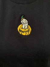 Load image into Gallery viewer, Halloween Puppy Pumpkin Dog Sweatshirt - For spooky season lovers.
