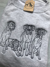 Load image into Gallery viewer, Embroidered Boxer Dog Sweatshirt - Gifts for boxer owners and lovers
