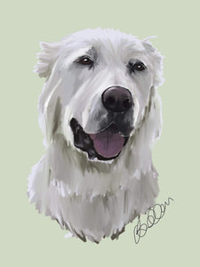 Digital Pet Portrait