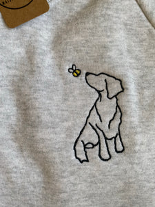 Spring Cocker Spaniel Outline Sweatshirt - Gifts for working cocker spaniel, water spaniel and alpine spaniel owners and lovers.