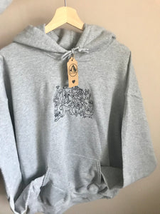 Embroidered Dog Club Hoodie for dog lovers