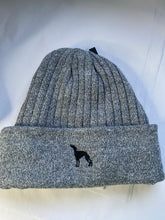 Load image into Gallery viewer, Breed silhouette Beanie hat. The cutest mini dog silhouette beanie hat for dog parents
