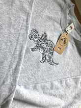 Load image into Gallery viewer, Embroidered Triceratops Dinosaur Sweatshirt
